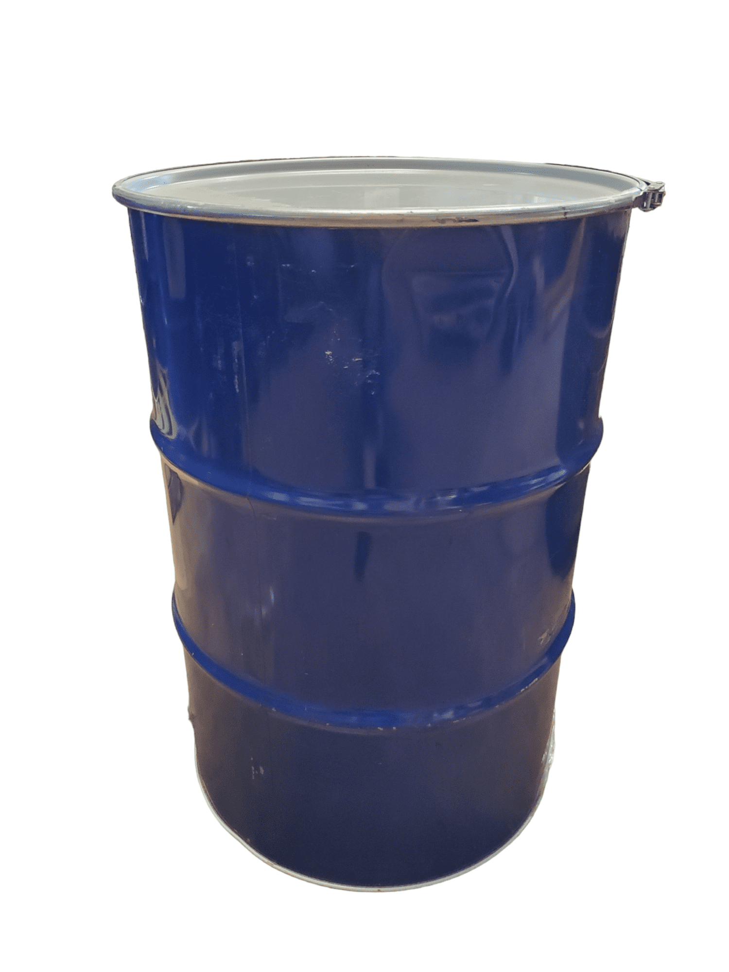BB55 Versatile 55 Gallon Drum Burn Barrel with Removable Lid for Trash