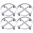 thumbnail image 1 of 55 Gallon Drum Dolly,Heavy Duty 1000lbs Load Capacity, Barrel Dolly Cart Drum Caddy, Non Tipping Hand Truck Dollies with Steel Frame 4 Swivel Casters Wheel, for Warehouse Drum Handling, 1 of 7