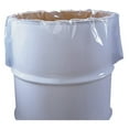thumbnail image 1 of 55 Gallon Drum Liners - Clear Plastic Food Grade Bags, 38" x 63", 4 Mil, 50/Roll - Heavy Duty LDPE Liners with Perforation, Made in USA, 1 of 3