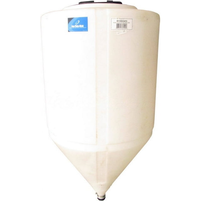 55 Gallon Full Drain Cone Bottom Inductor Tank (no stand)
