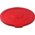thumbnail image 1 of Global Industrial Plastic Trash Can Lid - 55 Gallon Red, 1 of 5