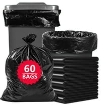 55 Gallon Iron Hold Contractor Trash Bag 3Mil 15pk - Warren Pipe and Supply