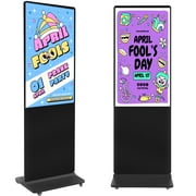 55 Inch Indoor Floor Standing Digital Signage Advertising Display Kiosk LCD Screen Commercial Totem Android System Vertical Monitor with Auto Media Player