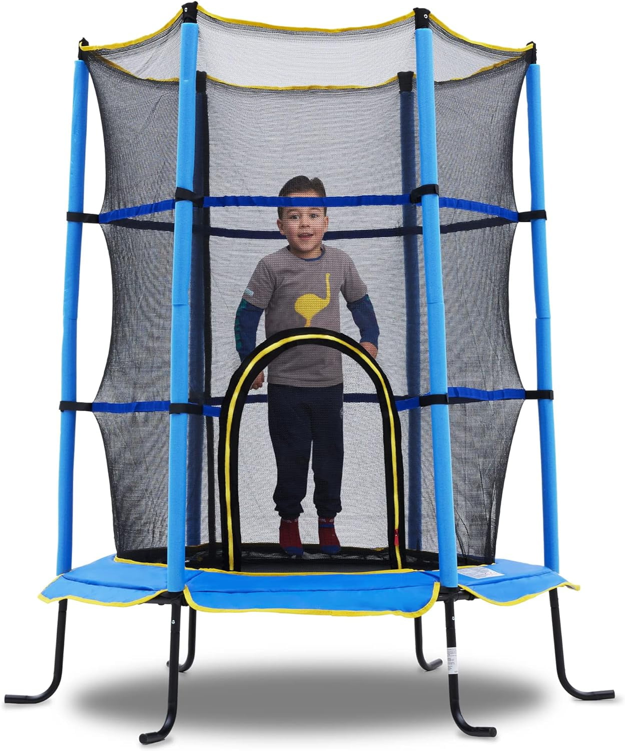 55 Inch Trampoline For Kids With Enclosure System ASTM Approved