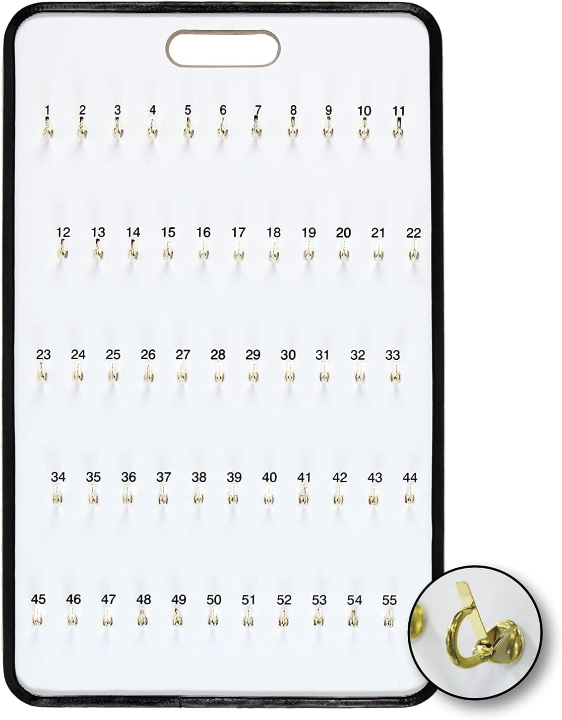 55 Key Hook Board Portable Keyboard for Storage and Transport of Keys ...