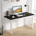 thumbnail image 1 of 55" Large Computer Desk, Modern Simple Style Study Writing Desk, Study Table Laptop Table for Home Office, 1 of 9