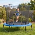 thumbnail image 1 of 55" Toddler Trampoline for Kids, SHINPT Mini Trampoline for Toddlers 3-8, Outdoor Trampoline with Net for Indoor/Outdoor, Kids Trampoline with No Gap Design, Outdoor Trampoline for Backyard, Lawn, 1 of 5