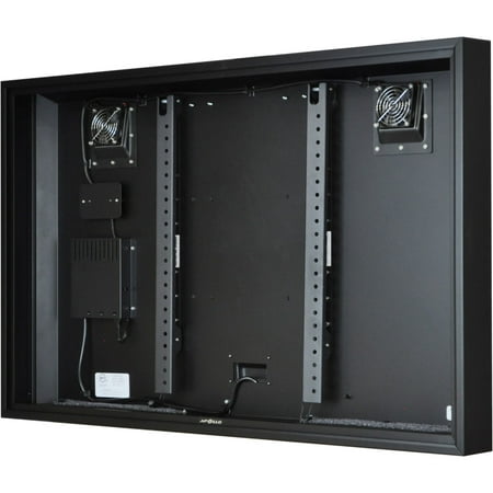 Apollo Enclosures - Outdoor Weatherproof LCD TV Enclosure for 50" - 55" slimline LED/LCD TVs - Black