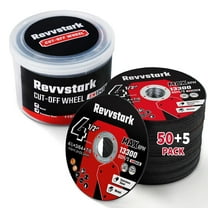 4.5" Ultra-Thin Cut-Off Wheels for Angle Grinder, 55-Pack, Metal & Stainless Steel Cutting Discs (4-1/2 x 3/64 x 7/8 inch)