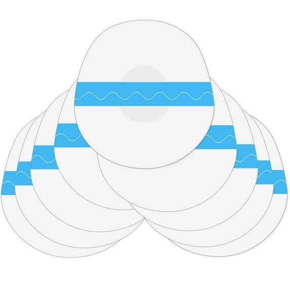 55 Pack Dexcom G7 Over Patches 100% Waterproof, Full Coverage Breathable & Transparent G7 Overpatch Tape Long Lasting to 10 Days, CGM Sensor Patches Non-Glue in Central