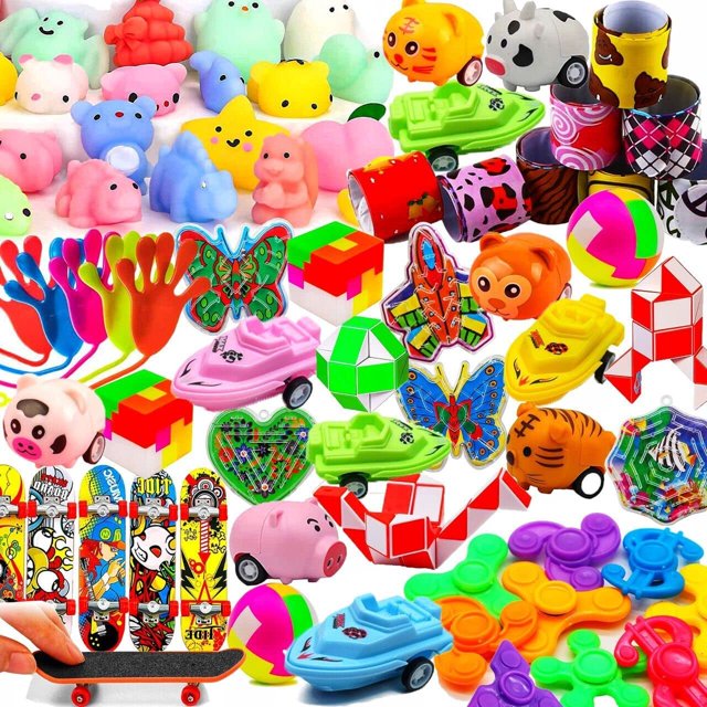 55 Pack Party Favor for Kids 4812 Treasure Box Toys, Classroom