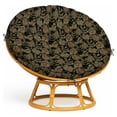 thumbnail image 1 of 55" Papasan Chair Cushion Cover by Vargottam - Waterproof, UV Resistant & Easy to Clean - Fits 50-55 Inch Cushions - Tropical Print, 1 of 7