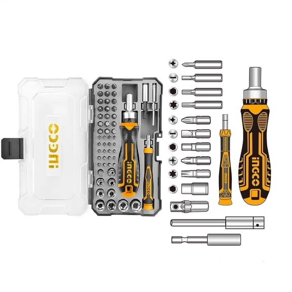 55 Pcs Screwdriver Bits Set | Precision Screwdriver Set With Ratchet Wrench & Bits Magnetic Driver Kit | Professional Electronics Repair Tool Kit For Repair Computer, Pc, Laptop, Iphone