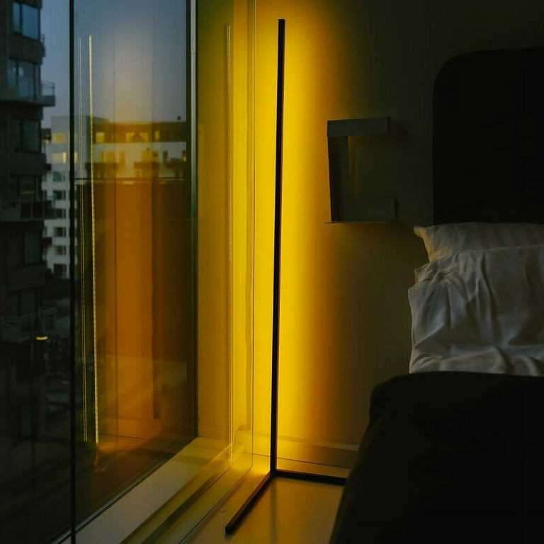 Lamp depot minimalist led corner floor lamp 2025