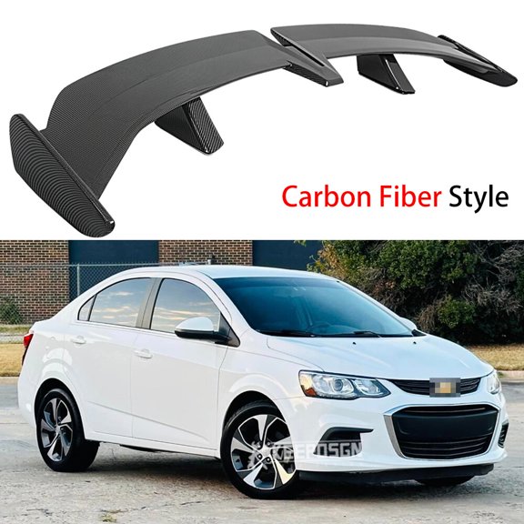 55" Rear Trunk Spoiler PRO Style Racing Wing For Chevrolet Sonic Sedan 2014-2020