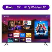 Roku Smart TV 2025   55-Inch Plus Series, 4K QLED Mini-LED TV   Roku TV with Enhanced Voice Remote