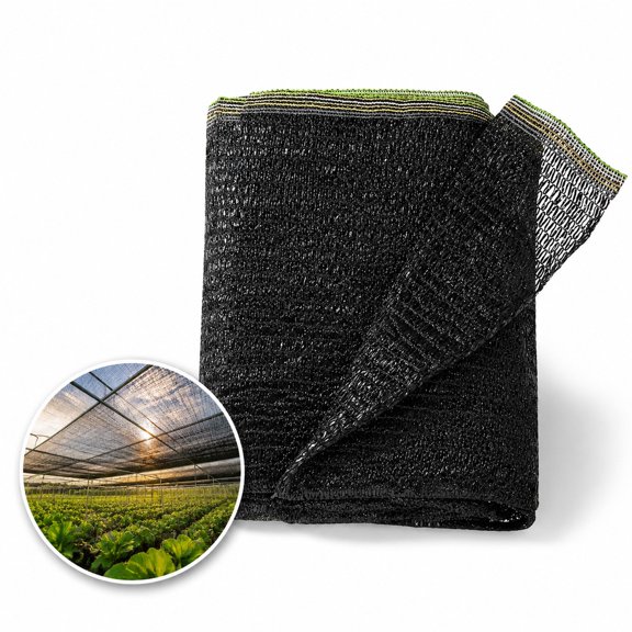 55% Shade Cloth, Sun Shade Net, Garden Shade Net, Plant Shade Cover, Black Breathable Sunblock Mesh for Greenhouse, Vegetables & Raised Beds, Plant Shade Cover, 6.6x9.8ft