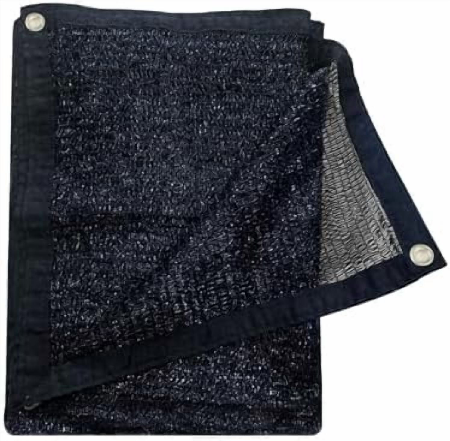 55% Sun Shade Cloth Mesh Tarp with Grommets for Plant Cover 6.5x6.5ft Patio Canopy Garden Pergola Greenhouse Car Barn Kennel Black