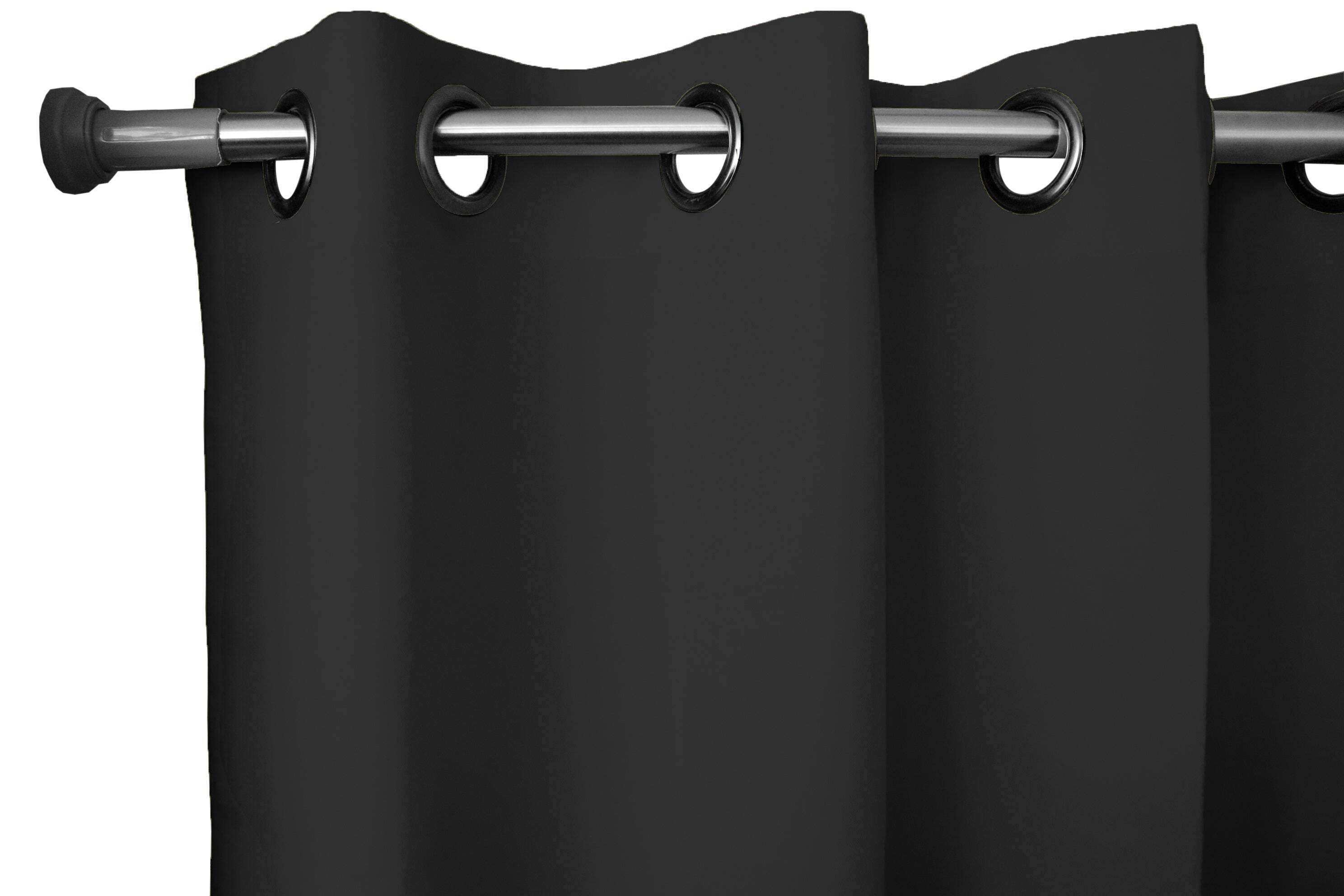 55" Tall Grommet Blackout Solid Poplin 56" Wide Curtain