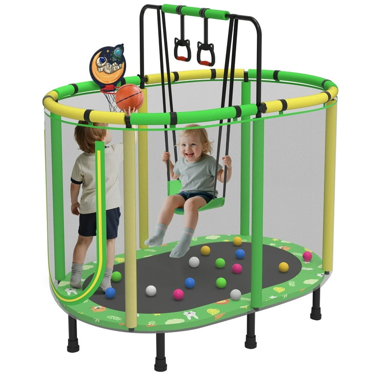Fitness Trampoline Walmart Trampoline With Swing 36''Convertible