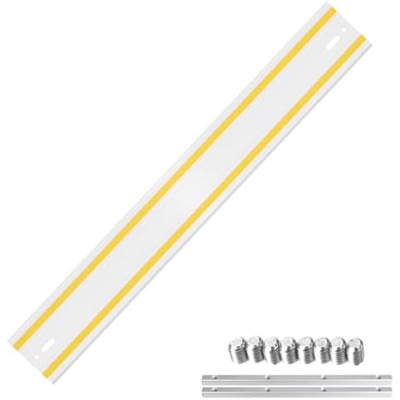 55" Track Saw Guide Rail for Festool and Makita | Includes 1PK 55" Guide Rail, 2PK Guide Rail Connectors | Suits for Track Saw and Woodworking Longer Cuts$$Tools & Hardware Other