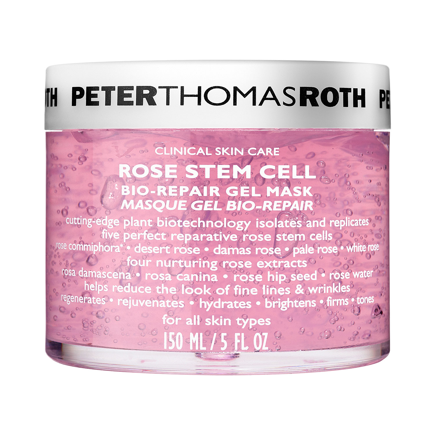 ($55 Value) Peter Thomas Roth Rose Stem Cell Bio-Repair Gel Facial Mask, 5 fl oz - image 1 of 2
