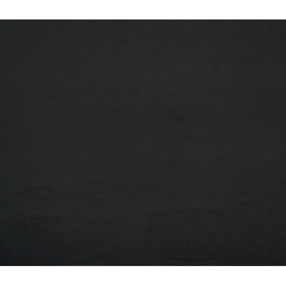 55 Wide Dressmaking Material Black Cotton Silk Fabric Craft By The Yard