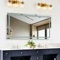 thumbnail image 1 of 55"X30" Frameless Bathroom LED Mirror,Anti-Fog,Dimmable,Memory Function,Wall Mounted Lighted Mirror,LED Vanity Mirror, 1 of 9