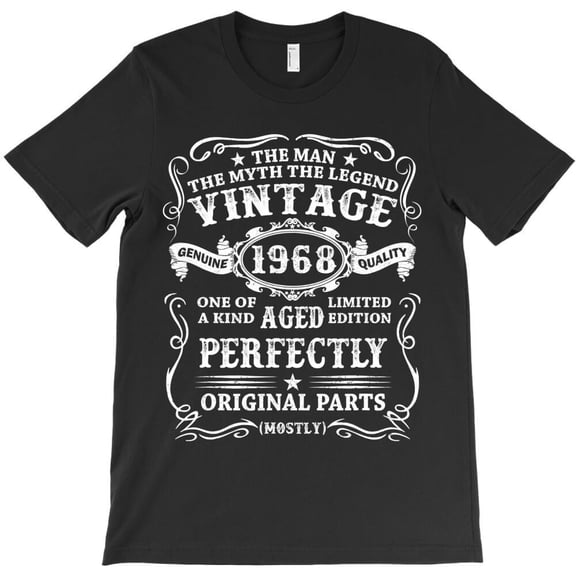 55 Years Old Gift Vintage 1968 Funny Man Myth Legend 55th Birthday - Last-Minute Gift H13250 T-Shirt, for Men and Women, Up to Size 5XL