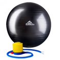thumbnail image 1 of 55 cm. Static Strength Exercise Stability Ball, Black, 1 of 1