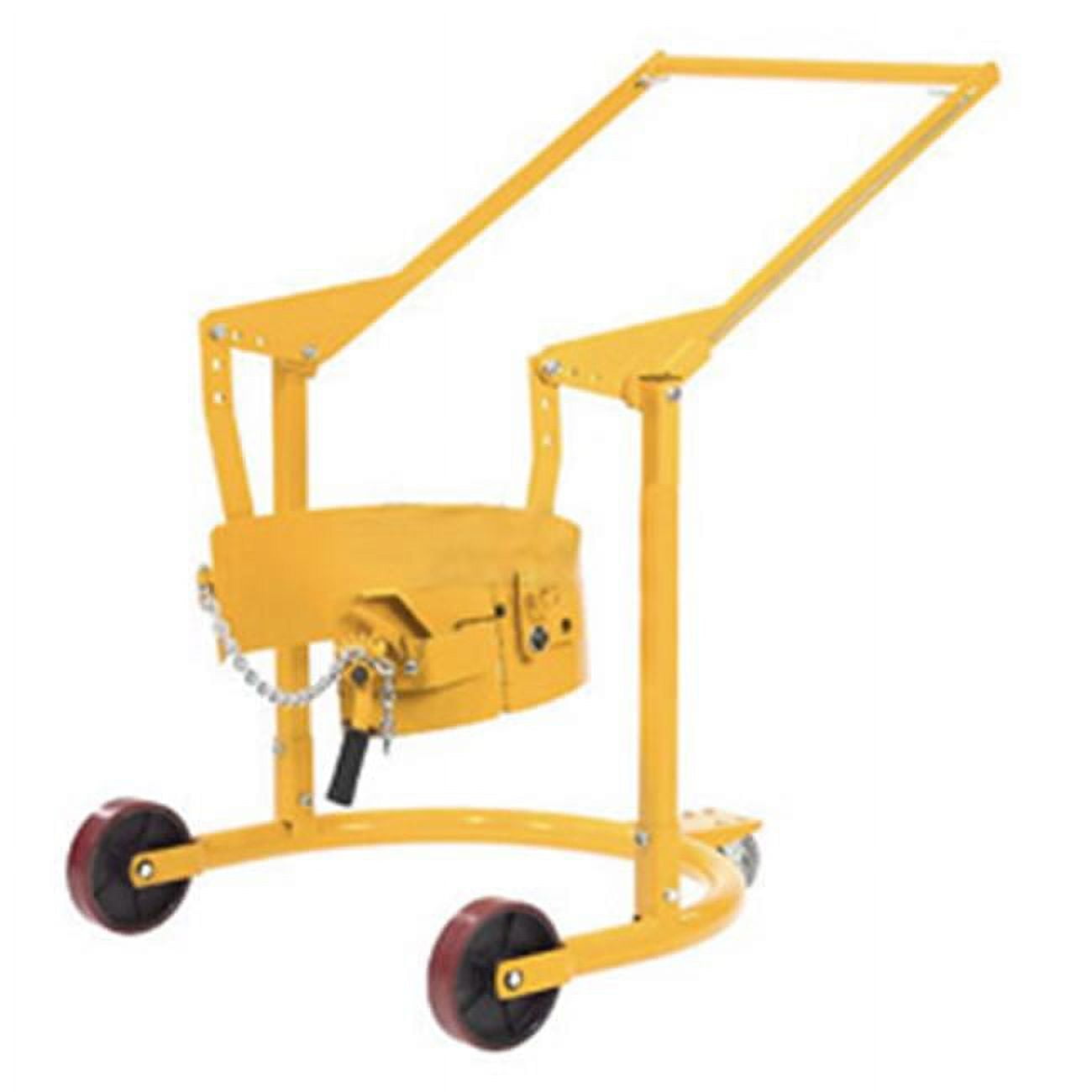 55 gal Mobile Drum Carrier for Steel Drums Yellow Capacity 800 lbs