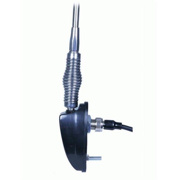 55 in. 3 Section Side Mount Black Base AM & FM Replacement Antenna with Spring