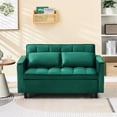 thumbnail image 1 of 55-inch Green Velvet - Solid Frame - In Living or Bedroom - Seats Two Comfortably, 1 of 6