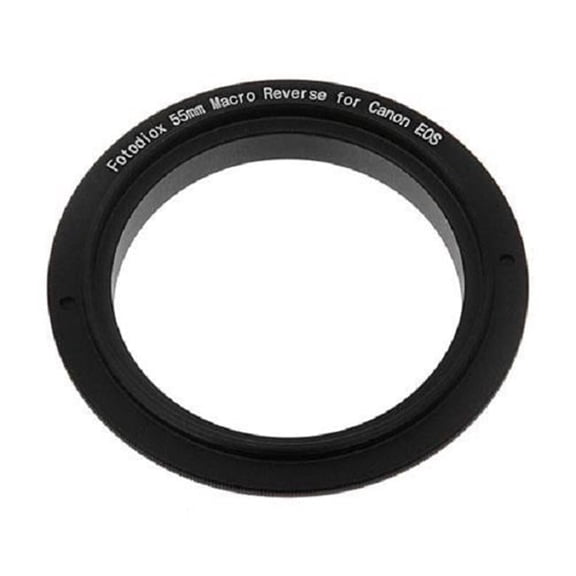 55 mm Macro Reverse Adapter for Mounting Lenses with Cameras Filter Thread