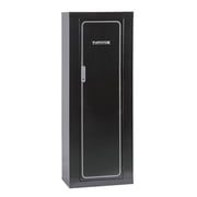 55 x 20.5 x 11 in. 10 Gun Metal Security Cabinet, Black