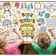 55 x 24 Inch Back to School Coloring Poster