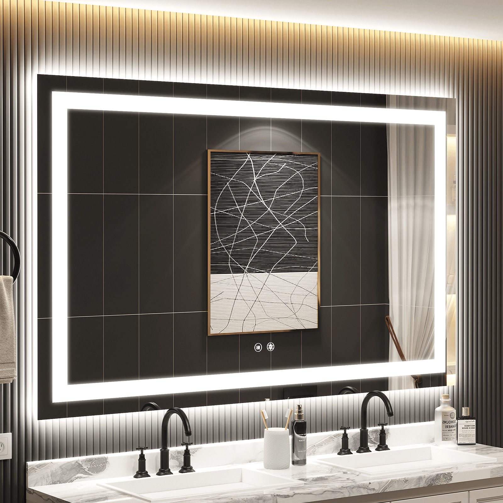Vanity mirror lights walmart online