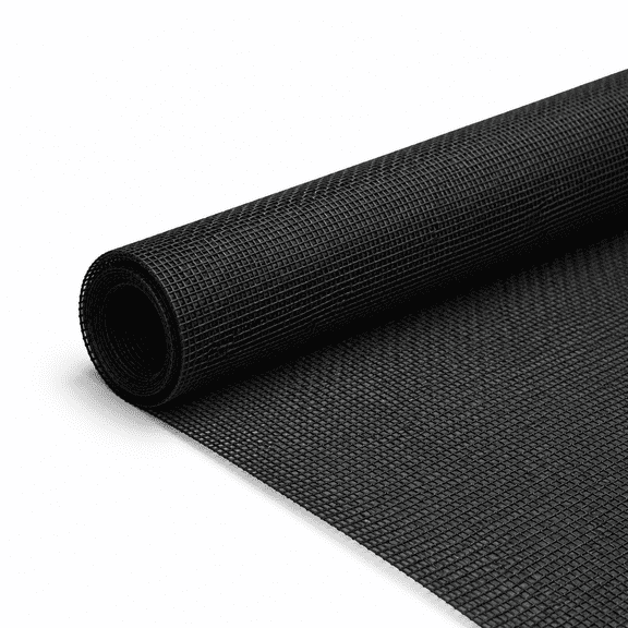 55"x25' 304 Stainless Steel Black Metal Window Screen Roll for Porch Patio Door