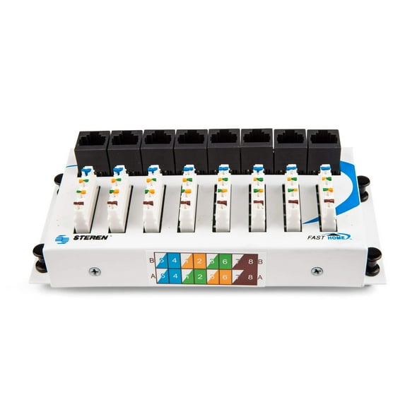 Steren FastHome Data Termination Hub Module - Streamlined Termination for Enhanced Connectivity - 550-030