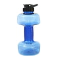 thumbnail image 1 of 550-2600ml Sports Bottle, Dumbbell Training, Gym Exercise Camping Kettle in , 1500ml Blue, 1 of 8