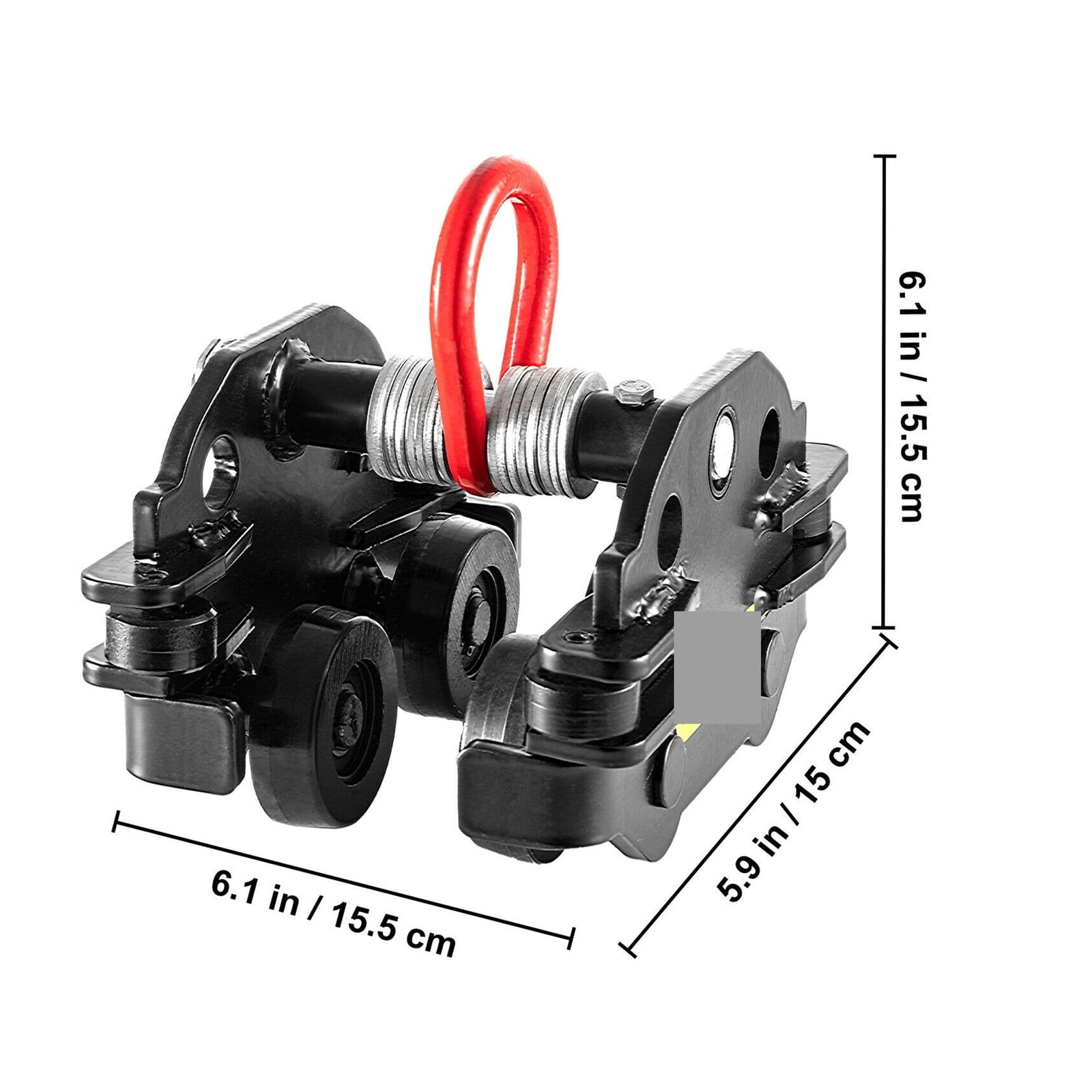 550 - 4400 LBS Plain Trolley Push Beam Monorail Trolley Adjustable Lifting  Chain Hoist Winch Crane Lifting Sling For Goods ,Outstanding Load Capacity  - Walmart.com, image size:1600x1600