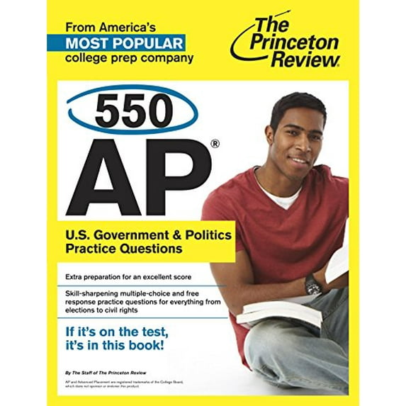 Pre-Owned 550 AP U.S. Government & Politics Practice Questions