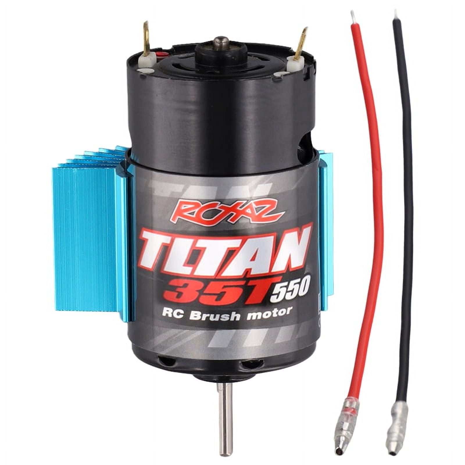 550 Brushed Motor with Heat Sink for 1:10 RC Crawler Axial SCX10 ...