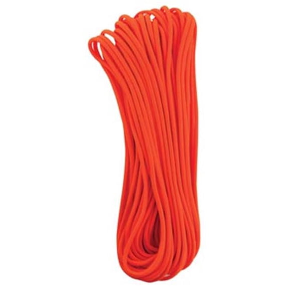 550 Paracord - Neon Orange - 100 ft. - Durable Nylon for Survival Gear