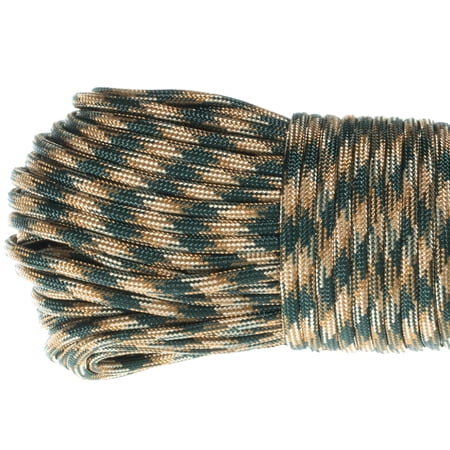 550 Paracord Parachute Cord 7 Strand Core 100ft Multicolor Outdoor Survival Rope