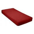 thumbnail image 1 of 550 TC Cotton- Pack of 12 Fitted Sheet / Bottom Sheet 12 Inch Deep Pocket (Solid Burgundy, Twin XL) - ALL ROUND ELASTIC FOR PERFECT FIT By The Great American Store, 1 of 4