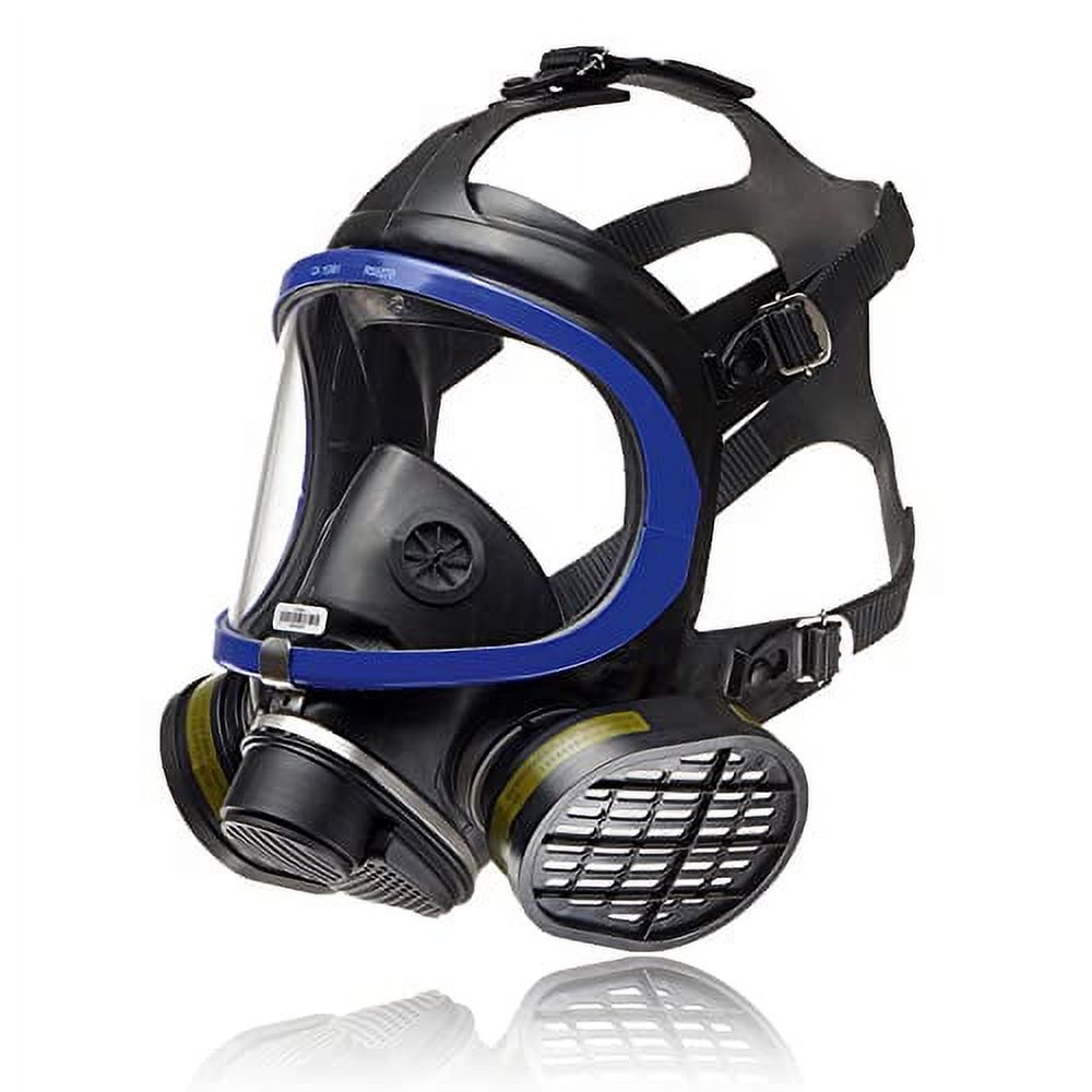 5500 FullFace Respirator Mask NIOSH Certified + 2X Gas Cartridge OV/AG