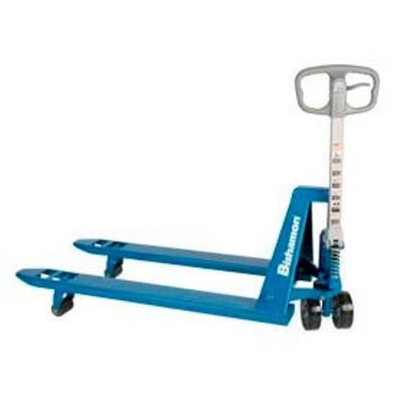 5500 lbs BS-55 Blue Label Narrow Fork Pallet Jack Truck - 21 x 48 in.