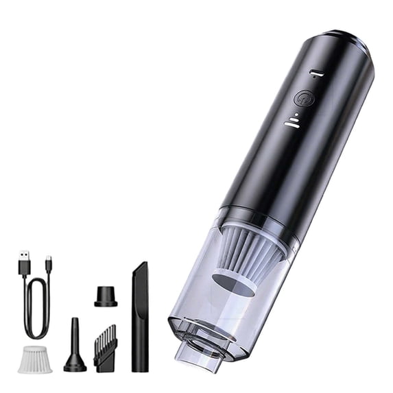 5500Pa High Power Portable Car Vacuum Cleaner | Wireless Handheld with Strong Suction, Low Noise, Multi-Nozzle Attachments & Washable Filter for Vehicle Interior Cleaning