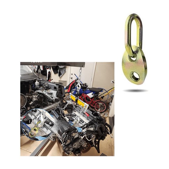 5500lbs Engine Lift Hook Bracket Kit Galvanised Iron with Reinforced Attachment For WET Model Applications for Secure Engine Handling